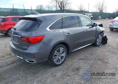 2017 Acura Mdx Technology Package z USA, uszkodzony, nr VIN 5FRYD4H50HB038774